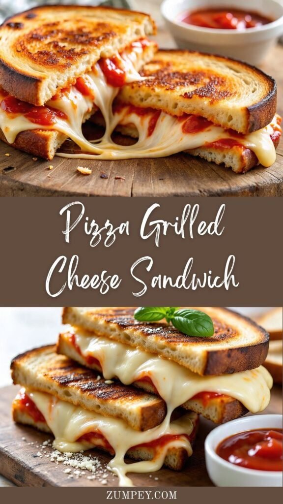 Pizza Grilled Cheese Sandwich