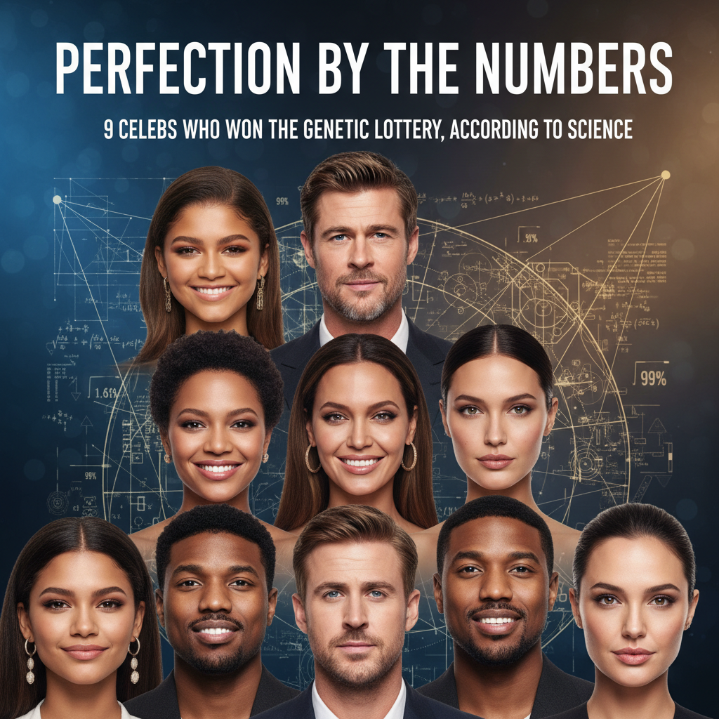 Perfection by the Numbers: 9 Celebs Who Won the Genetic Lottery, According to Science