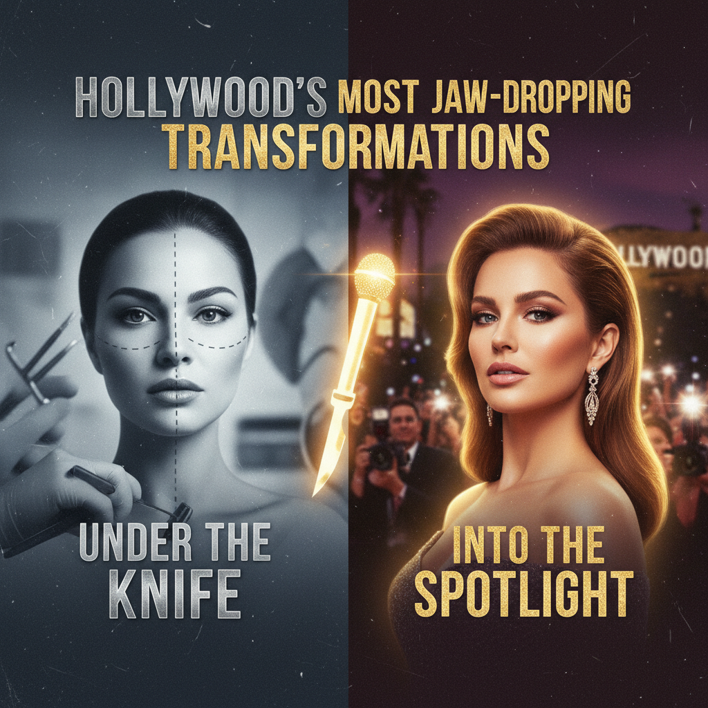 Under the Knife, Into the Spotlight: Hollywood's Most Jaw-Dropping Transformations